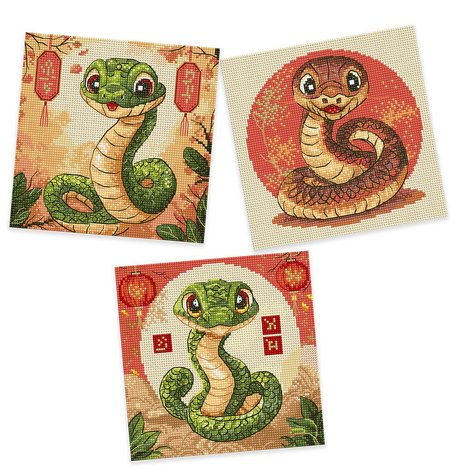 Snakes L9926 Counted Cross Stitch Kit