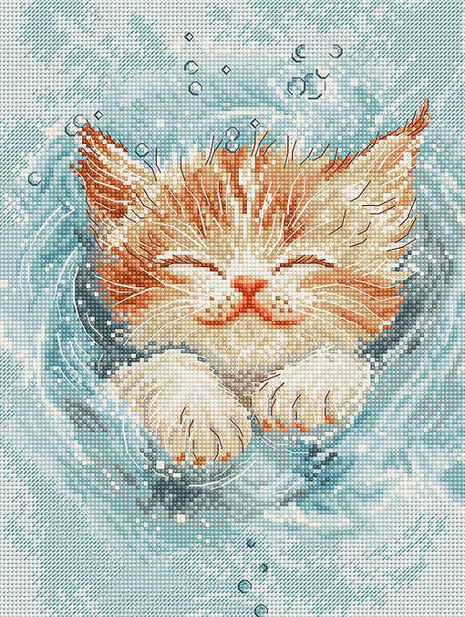 Splashing playtime L9931 Counted Cross Stitch Kit