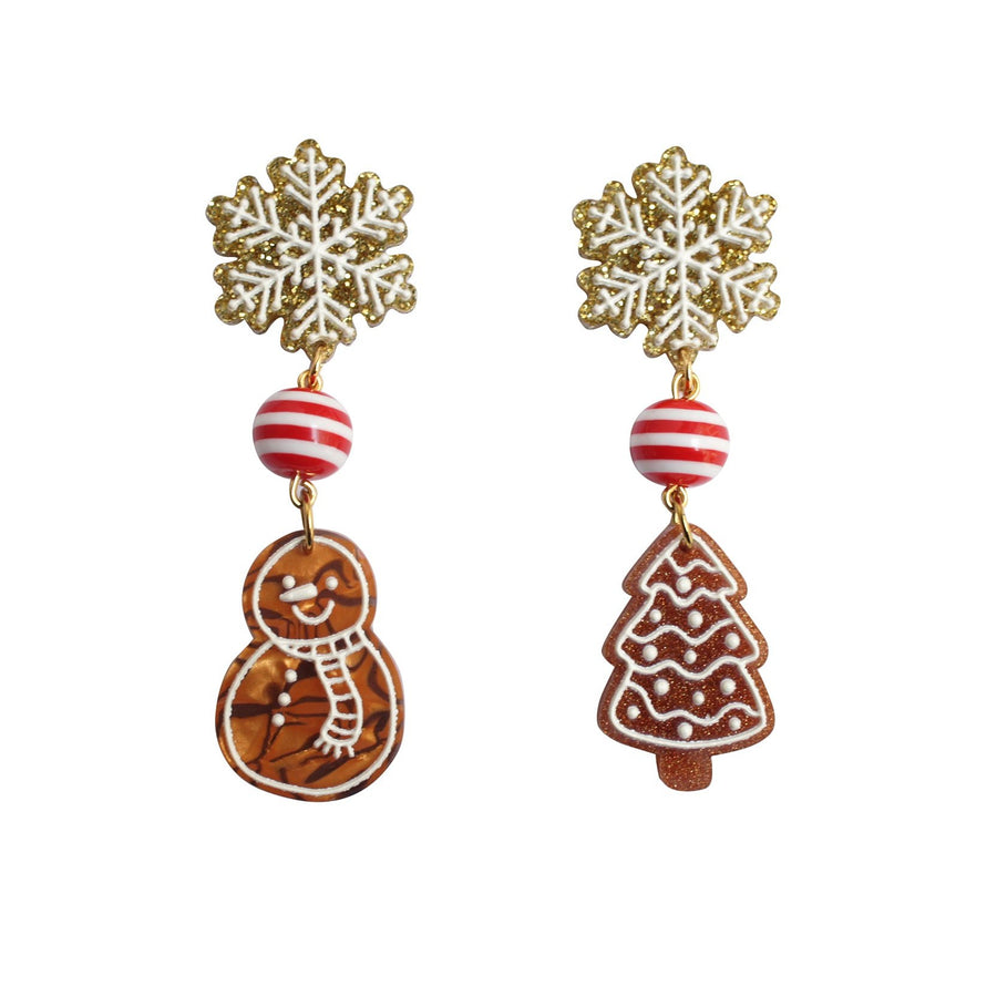 gingerbread earrings