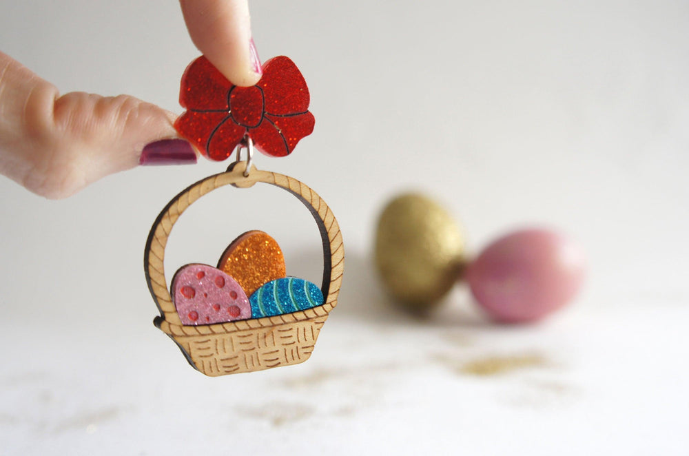 Easter Basket Earrings by Laliblue - Quirks!