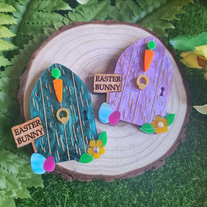 Easter Bunny House Necklace by Cherryloco Jewellery 1