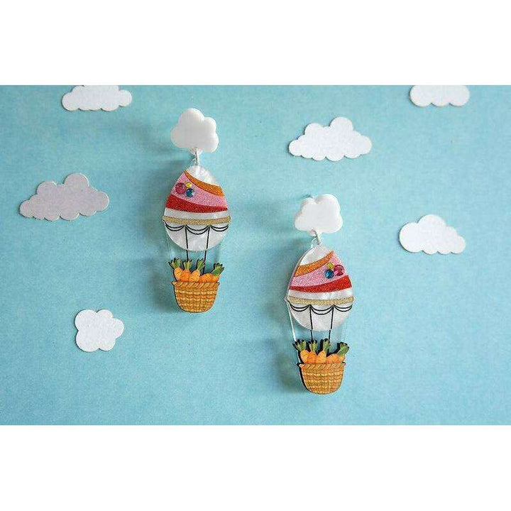 Easter Egg Balloon Earrings by Laliblue - Quirks!