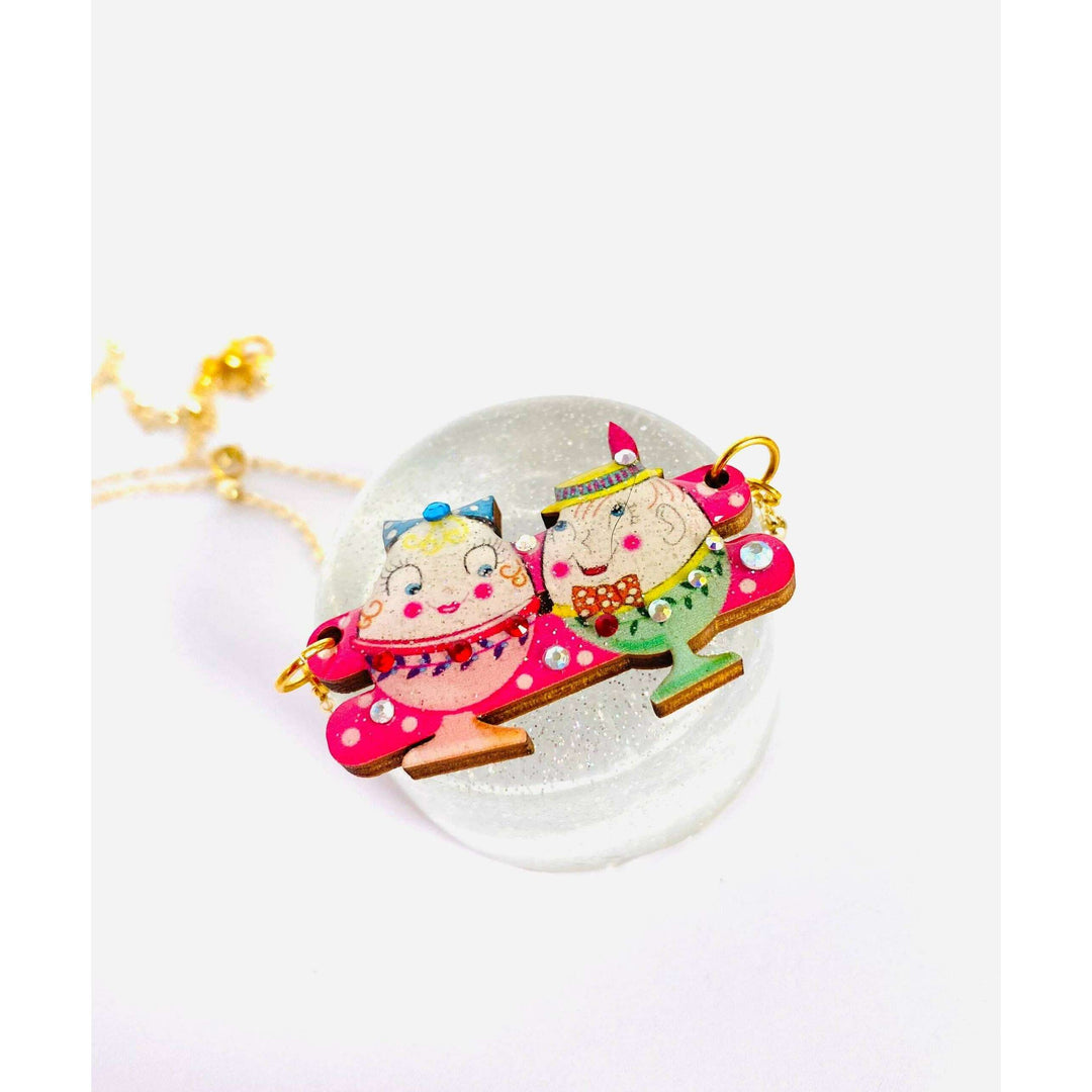 Easter Egg Cup Necklace by Rosie Rose Parker