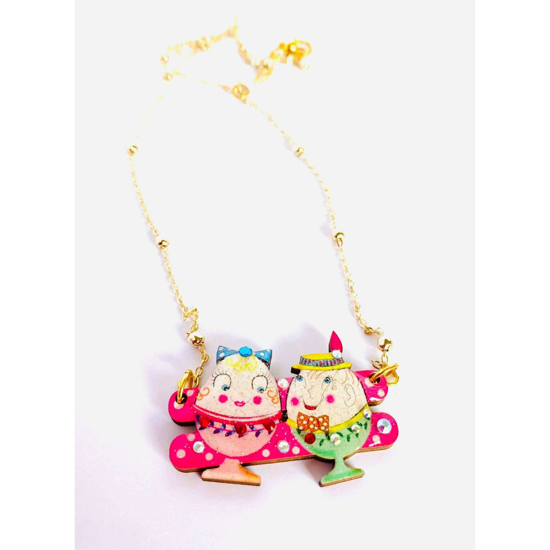 Easter Egg Cup Necklace by Rosie Rose Parker