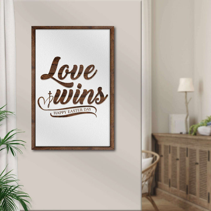 Easter Love Wins Sign