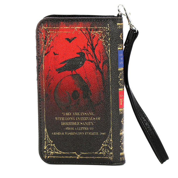 Edgar Allan Poe Book Wallet Wristlet