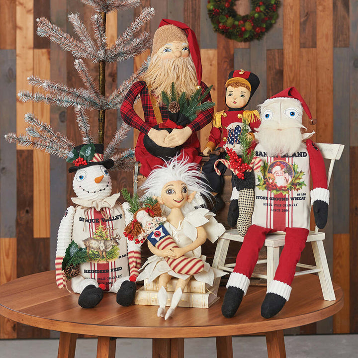 Edgarton Santa Gathered Traditions Art Doll by Joe Spencer 2