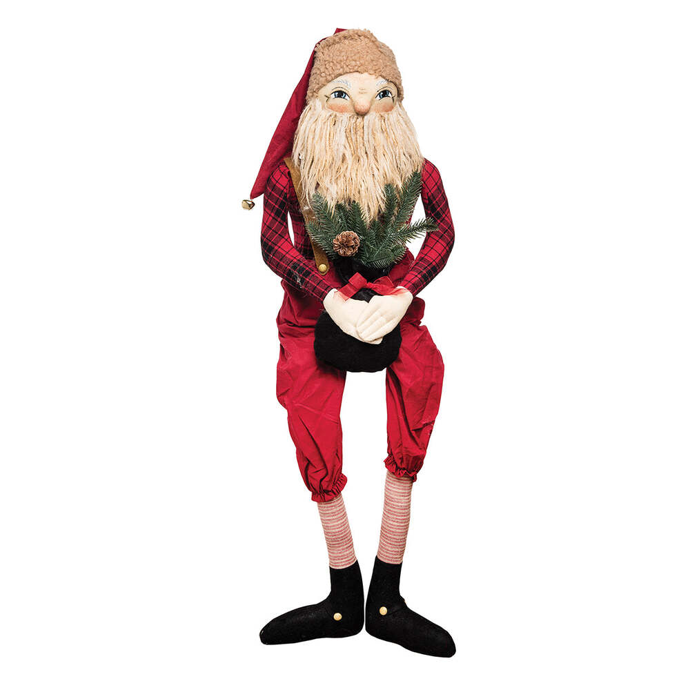 Edgarton Santa Gathered Traditions Art Doll by Joe Spencer 