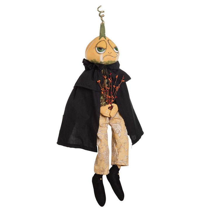 Efren Pumpkin Head Gathered Traditions Art Doll by Joe Spencer 