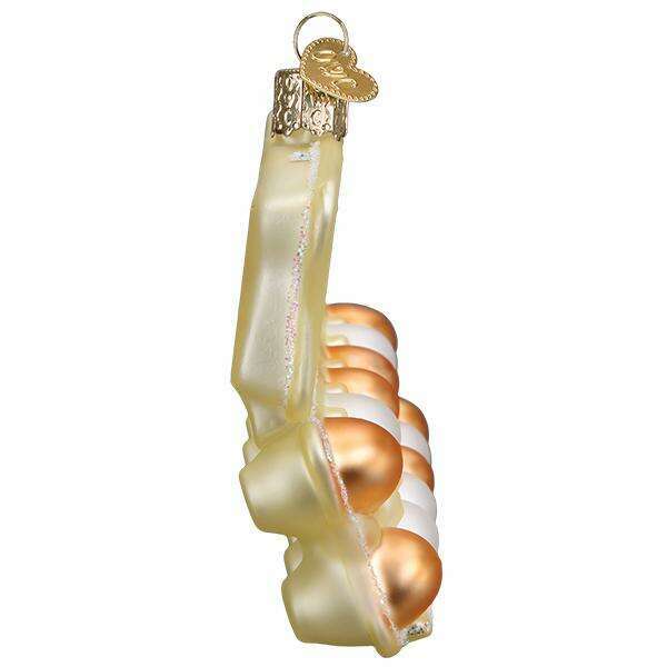 Old World Christmas Egg Carton Blown Glass Ornament