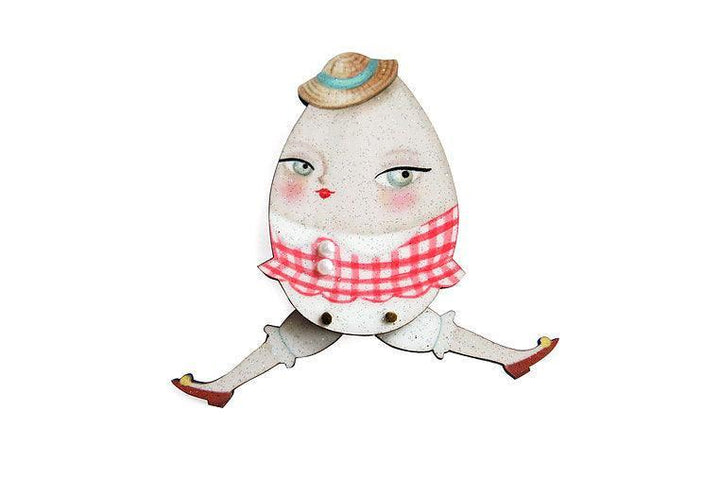 Egg Girl Brooch by Laliblue - Quirks!