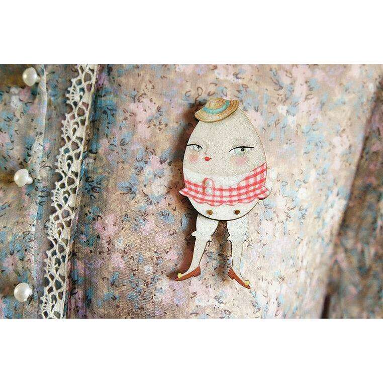 Egg Girl Brooch by Laliblue - Quirks!