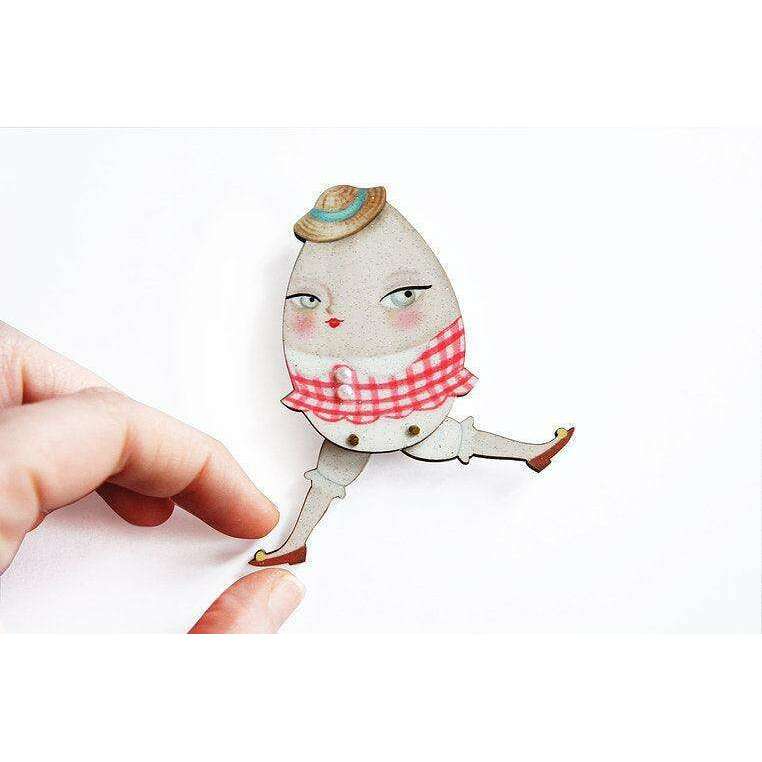 Egg Girl Brooch by Laliblue - Quirks!