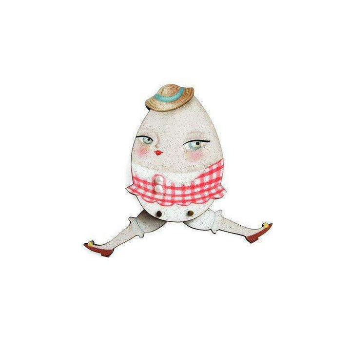 Egg Girl Brooch by Laliblue - Quirks!