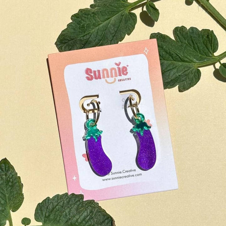 Eggplant Dangle 2