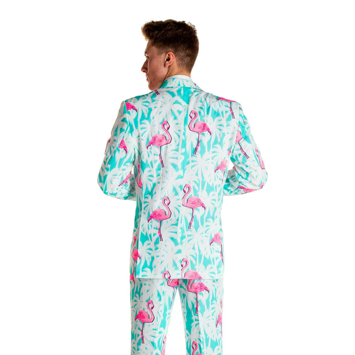 El Flamenco | Tropical Flamingo Print Suit