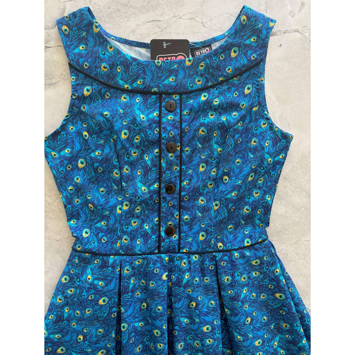 Elizabeth Dress in Peacock