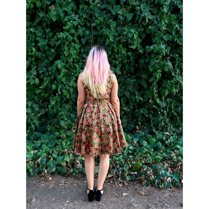 Elizabeth Dress in Pomegranate