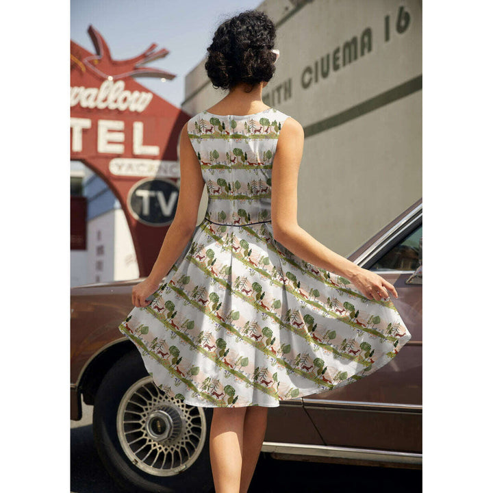 Elizabeth Dress in Woodland Sunset