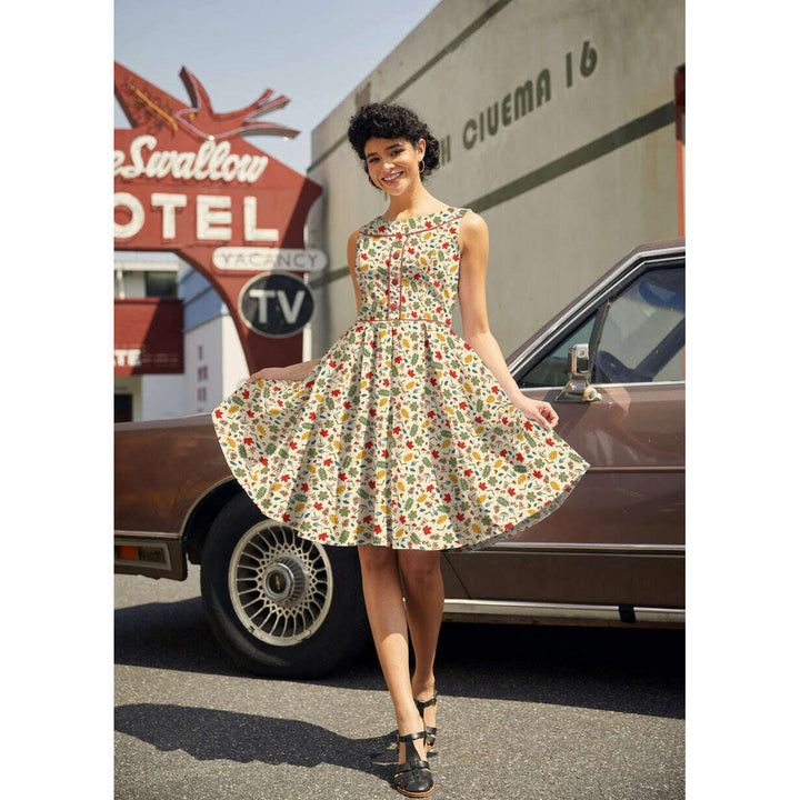 Elizabeth Dress in Woodlands