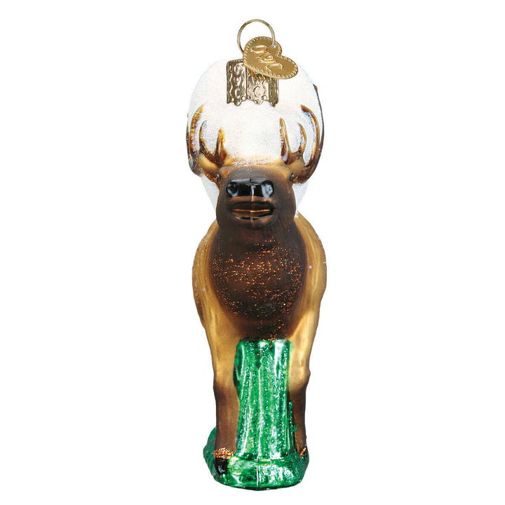 Old World Christmas Elk Blown Glass Ornament