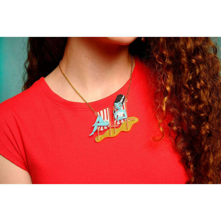 Elsa Sitting in Hammocks Necklace by LaliBlue