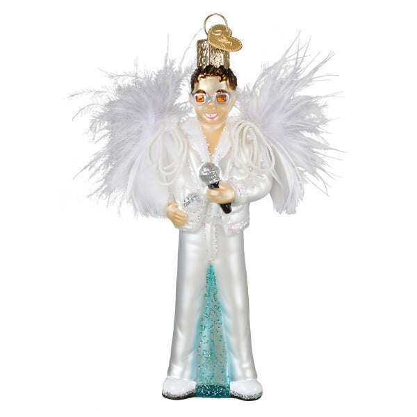 Old World Christmas Elton John Blown Glass Ornament