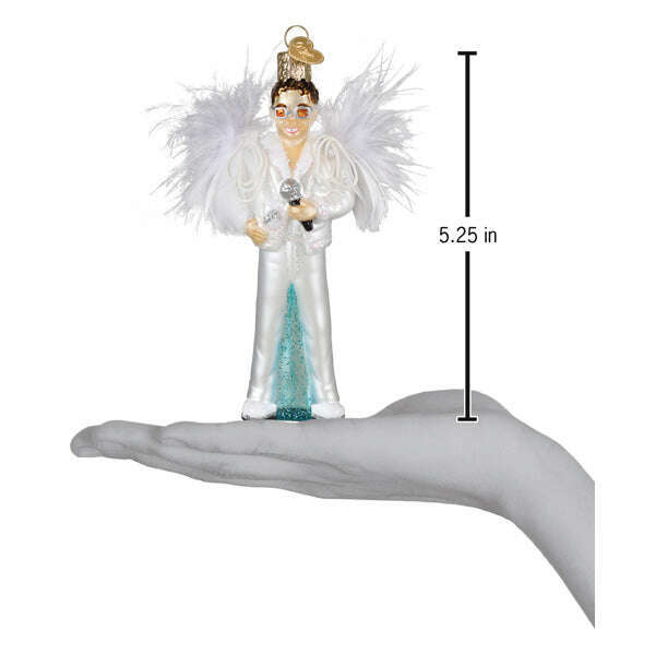Old World Christmas Elton John Blown Glass Ornament
