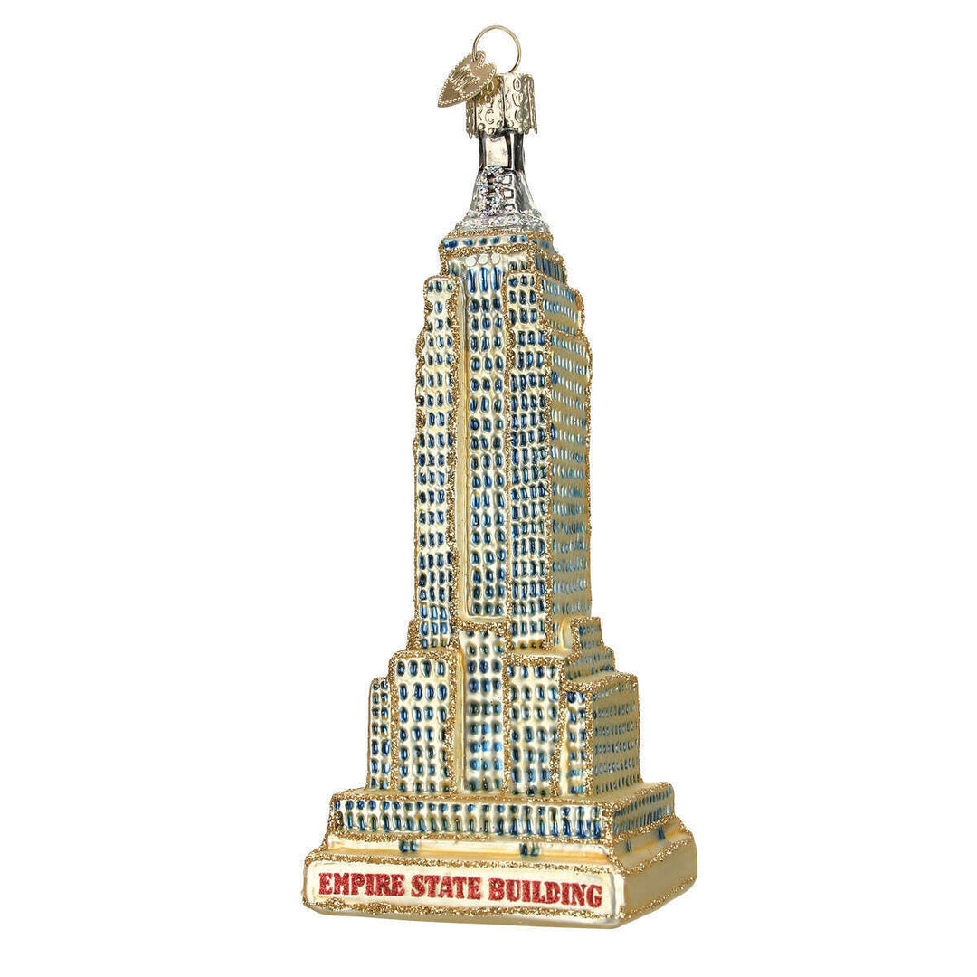Old World Christmas Empire State Building Blown Glass Ornament
