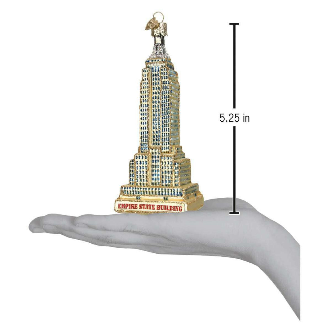 Old World Christmas Empire State Building Blown Glass Ornament