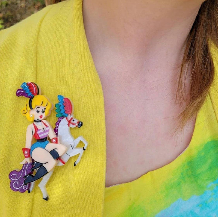 Enjoy the Ride Circus Brooch by Lipstick & Chrome - Quirks!