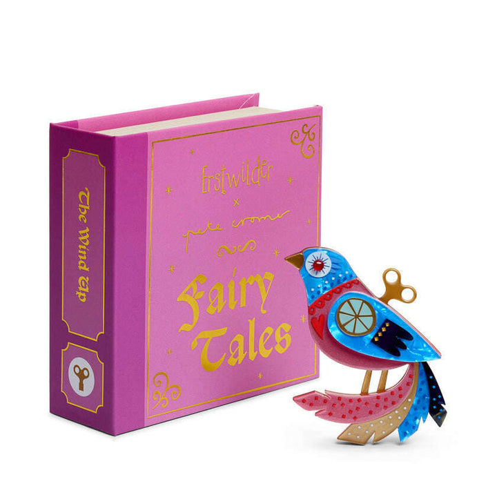 The Wind Up Brooch by Erstwilder x Pete Cromer