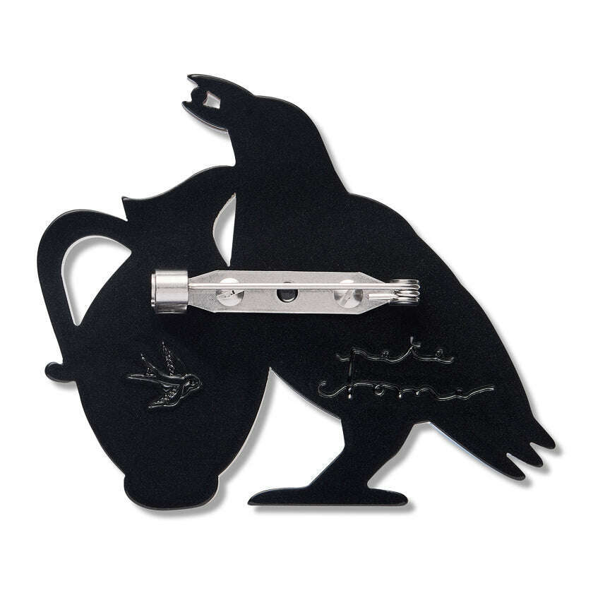 Thirsty Work Brooch by Erstwilder x Pete Cromer