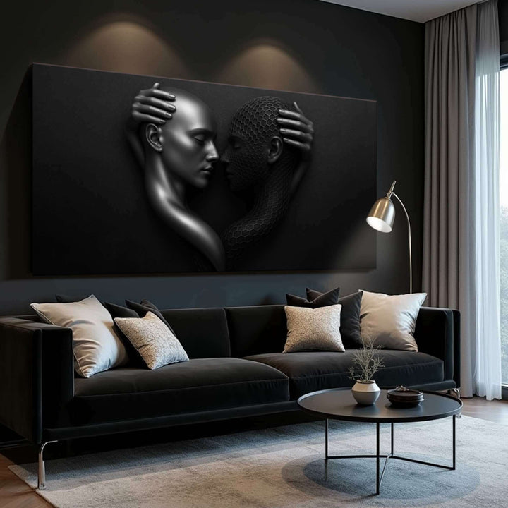 Eternal Love Figure Abstract Wall Art III