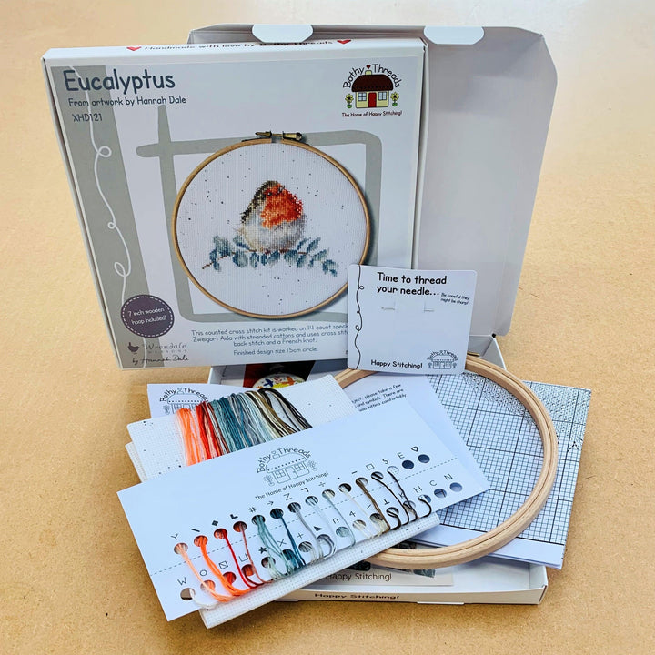 Eucalyptus (without hoop) XHD121P Counted Cross Stitch Kit