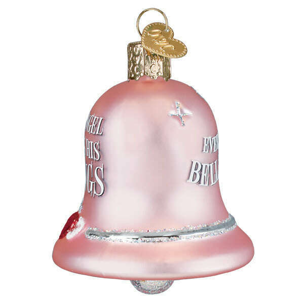 Old World Christmas Every Time A Bell Rings Blown Glass Ornament