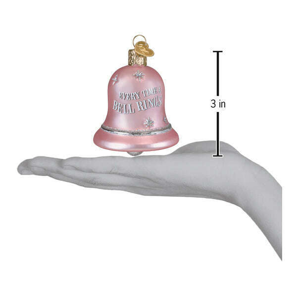 Old World Christmas Every Time A Bell Rings Blown Glass Ornament