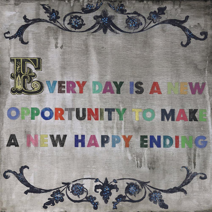 "Everyday Is A New Opportunity" Gallery Wrap Art Print - Quirks!