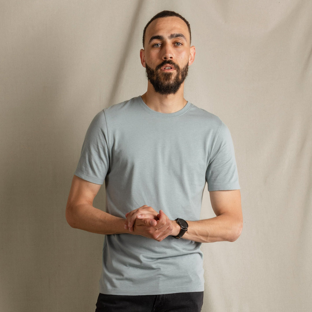 The Morning Haze | Light Slate Blue Everyman™ T Shirt