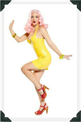 the Rockin' Tiki/with Ankle Strap- in Scarlette Leather