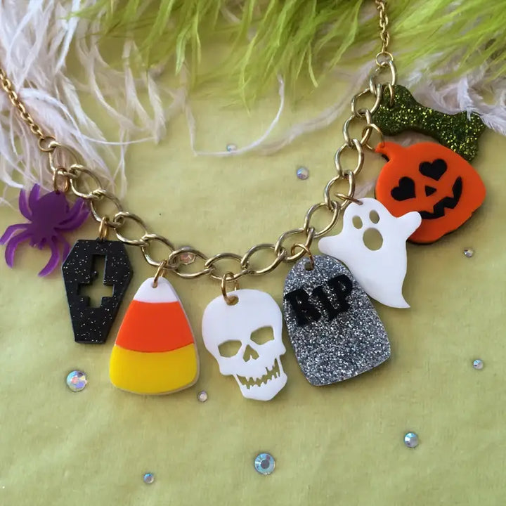 Halloween Charm Necklace