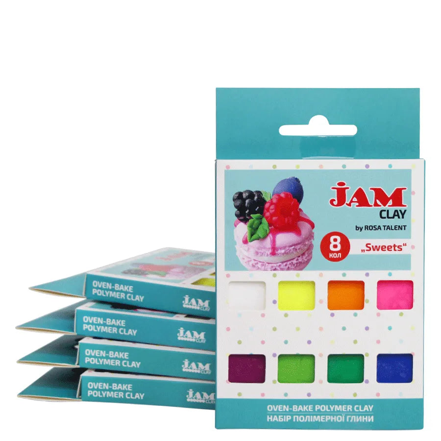 Rosa Talent Sweets - Polymer Clay Set. 8*0.04 lb. Jam Clay.