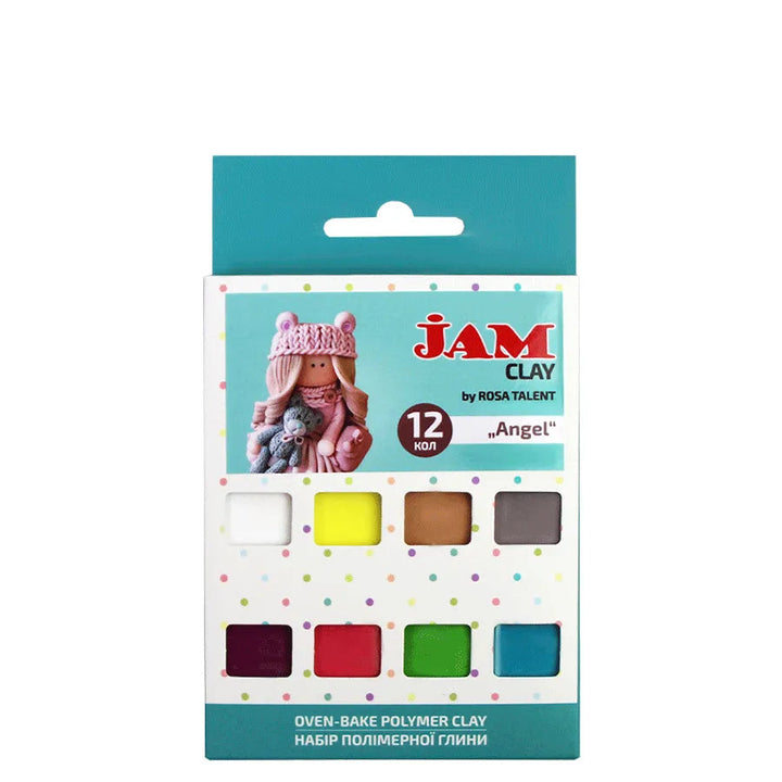 Rosa Talent Angels - Polymer Clay Set. 12*0.04 lb. Jam Clay.