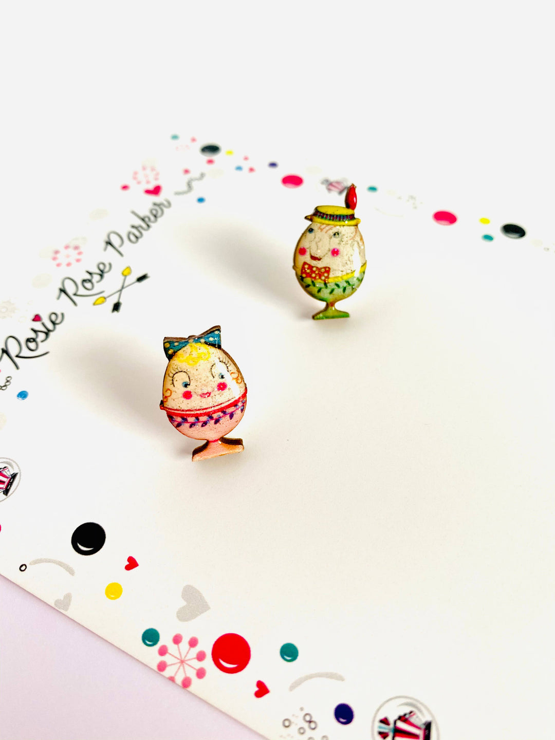 Little Easter Egg Studs by Rosie Rose Parker