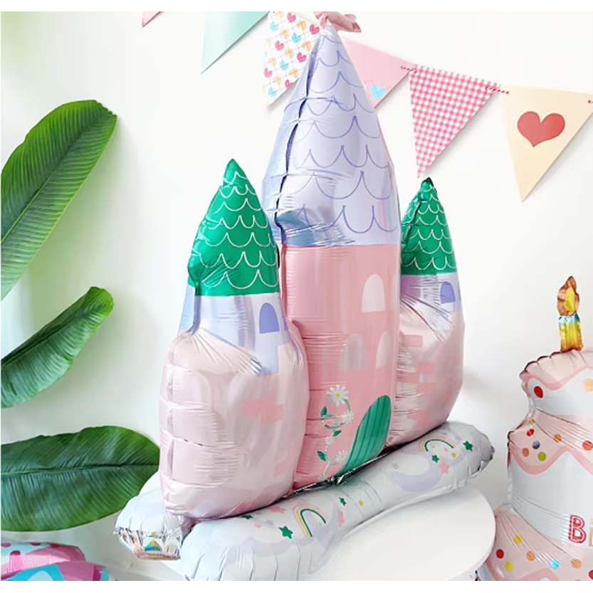 Fairy Castle Standing Foil Balloon Decoration F07M1-8