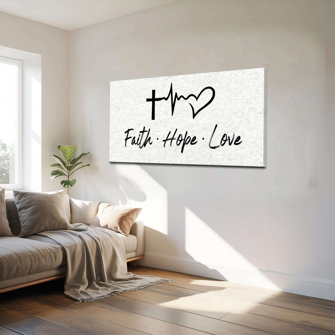 Faith, Hope, Love Faith Wall Art II