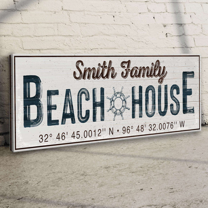 Family Beach House Sign V