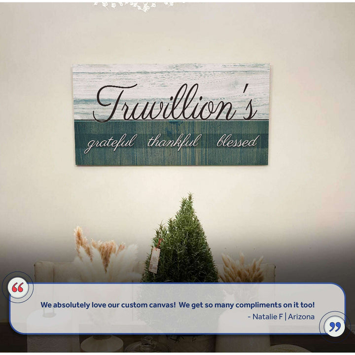 Family Grateful Sign III