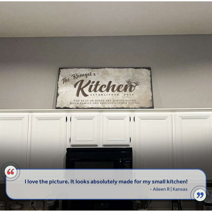 Family Kitchen Sign III