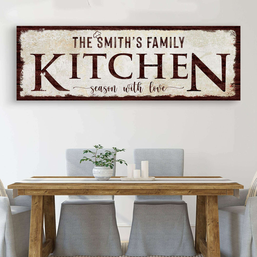Family Kitchen Sign IV